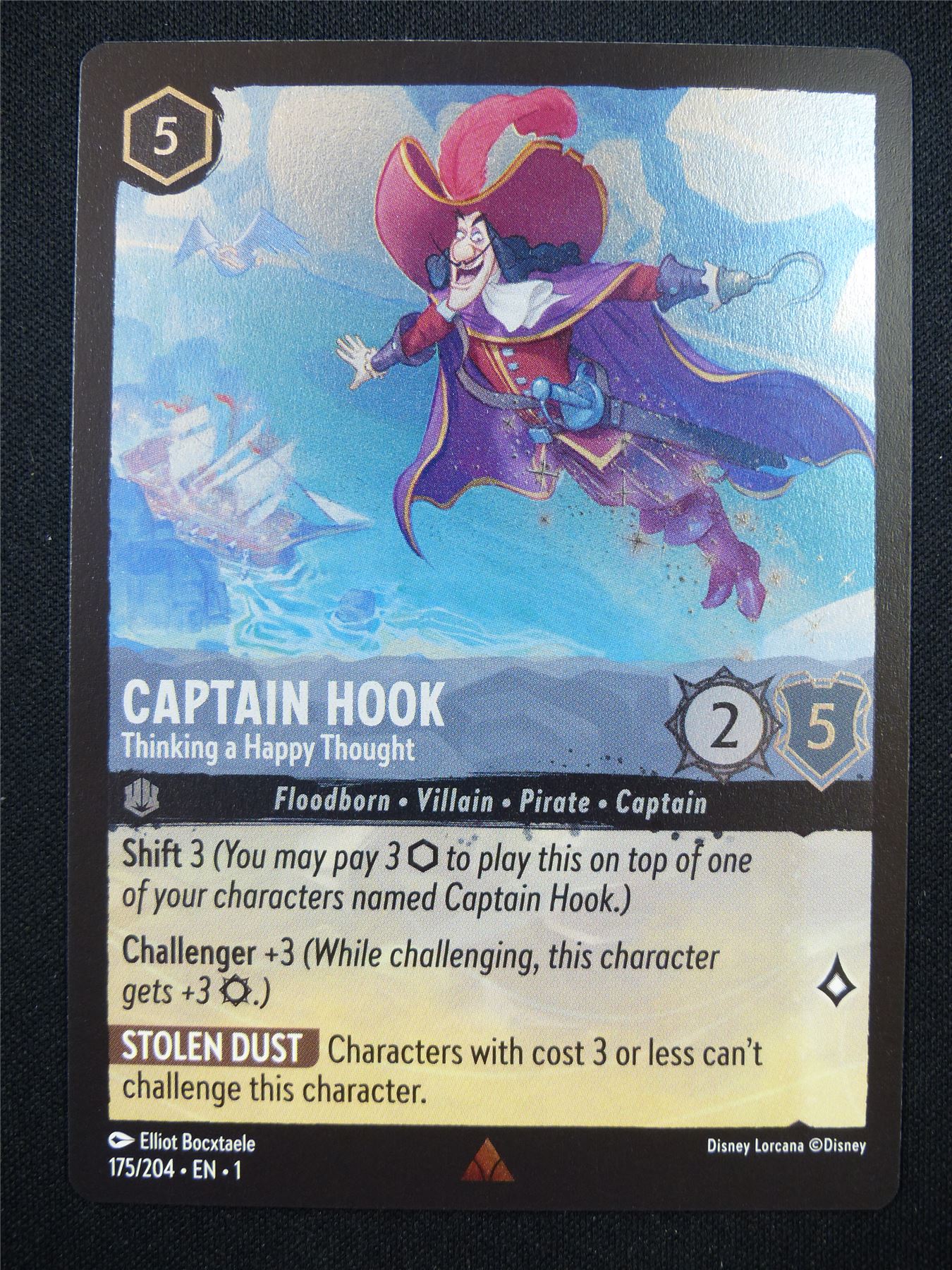 Captain Hook 175/204 Foil - Lorcana Card #LO – Archeron