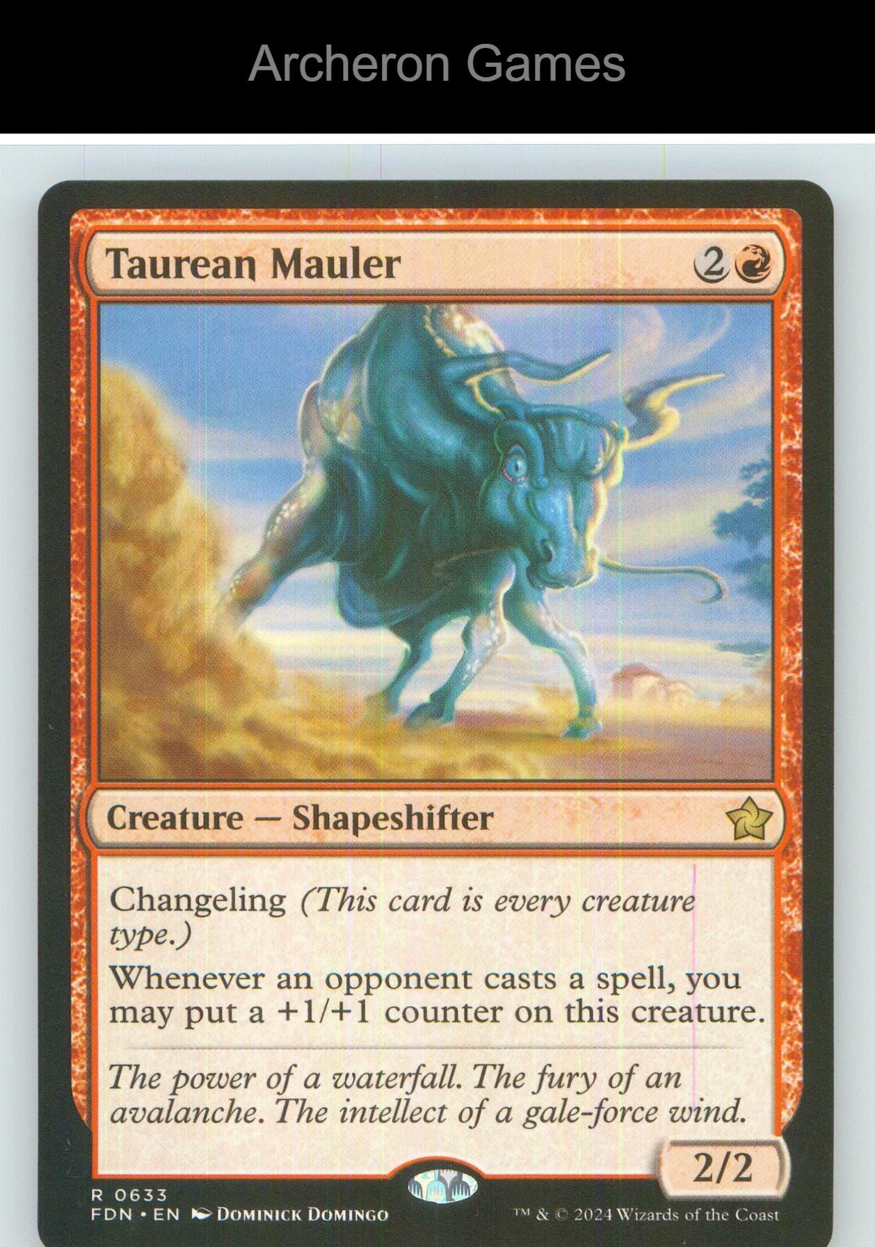 Taurean Mauler FDN 633 R MTG Card NM/EX+