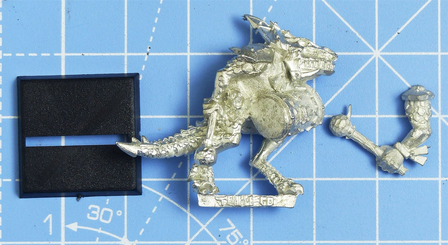 Classic Metal Saurus Temple Guard Musician OOP - Warhammer old World #GG