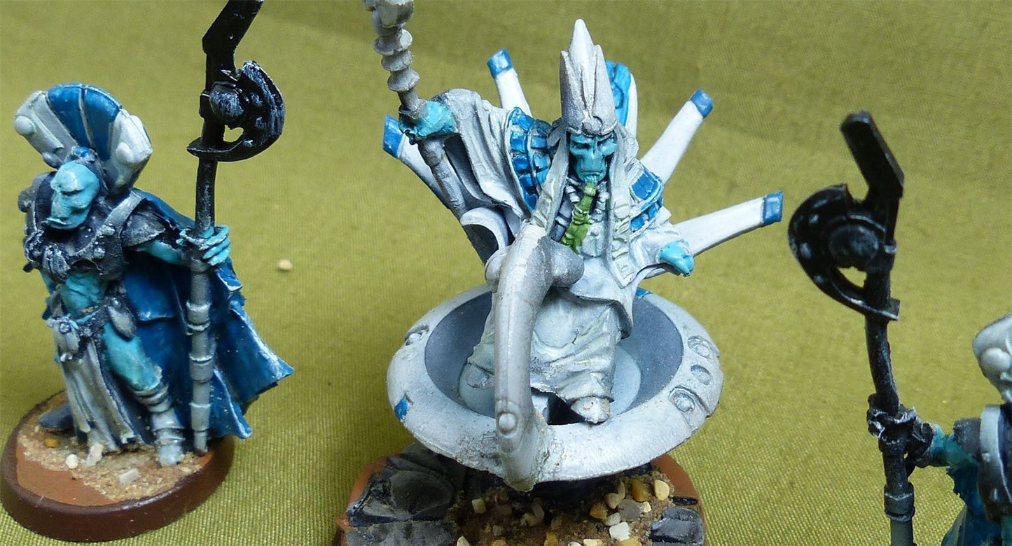 Aun�va Master Of The Undying Spirit With Guards OOP painted - Tau Empire - Warhammer 40K #2YL