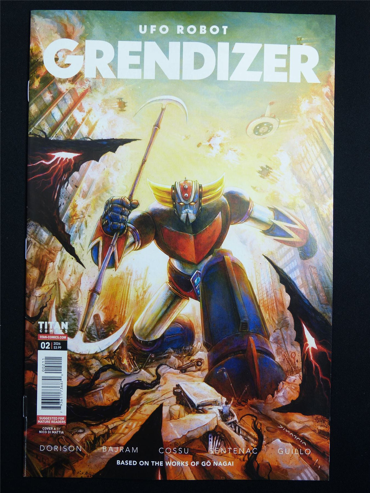 UFO Robot Grendizer #2 Cvr A - Oct 2026 Titan Comic #4U3