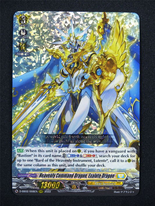 Heavenly Command Dragon Exalute Dragon D-SS02 RRR - Vanguard Card #33O