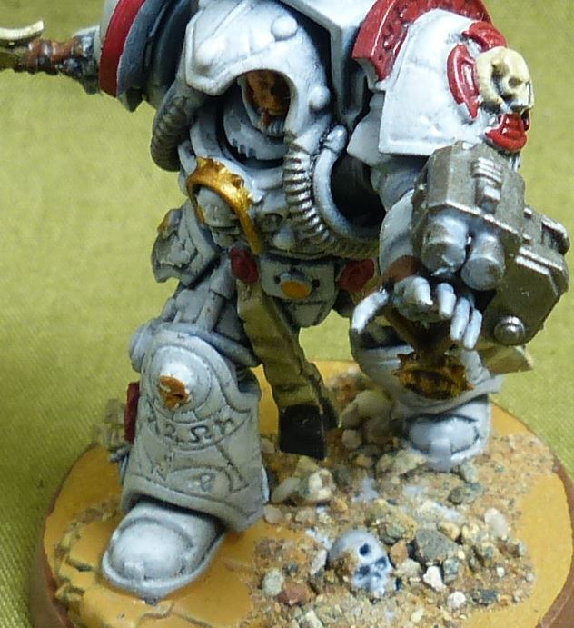 Librarian in Terminator Armour painted - White Scars - Warhammer 40K #4CC