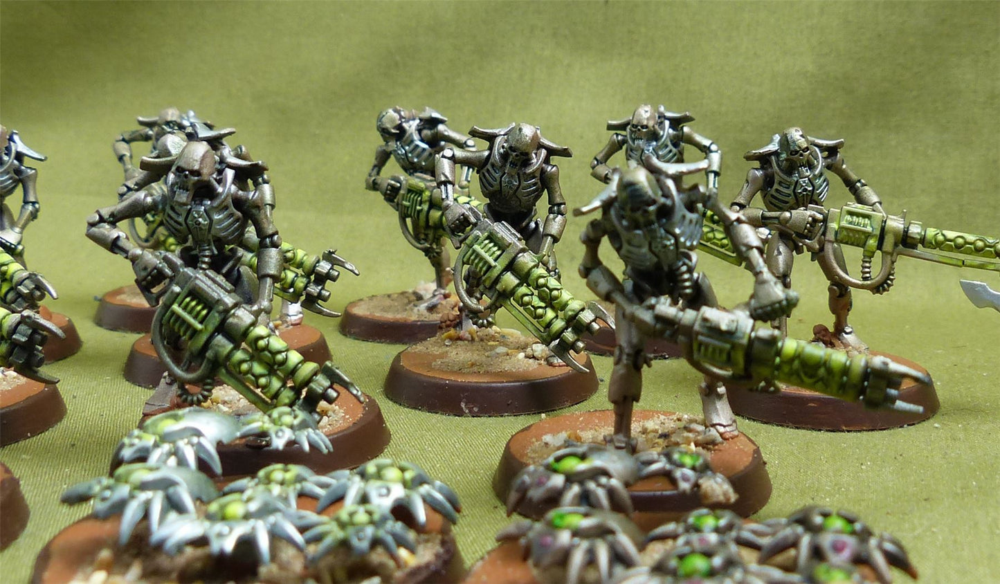 Necron Warriors painted - Necrons - Warhammer 40K #407