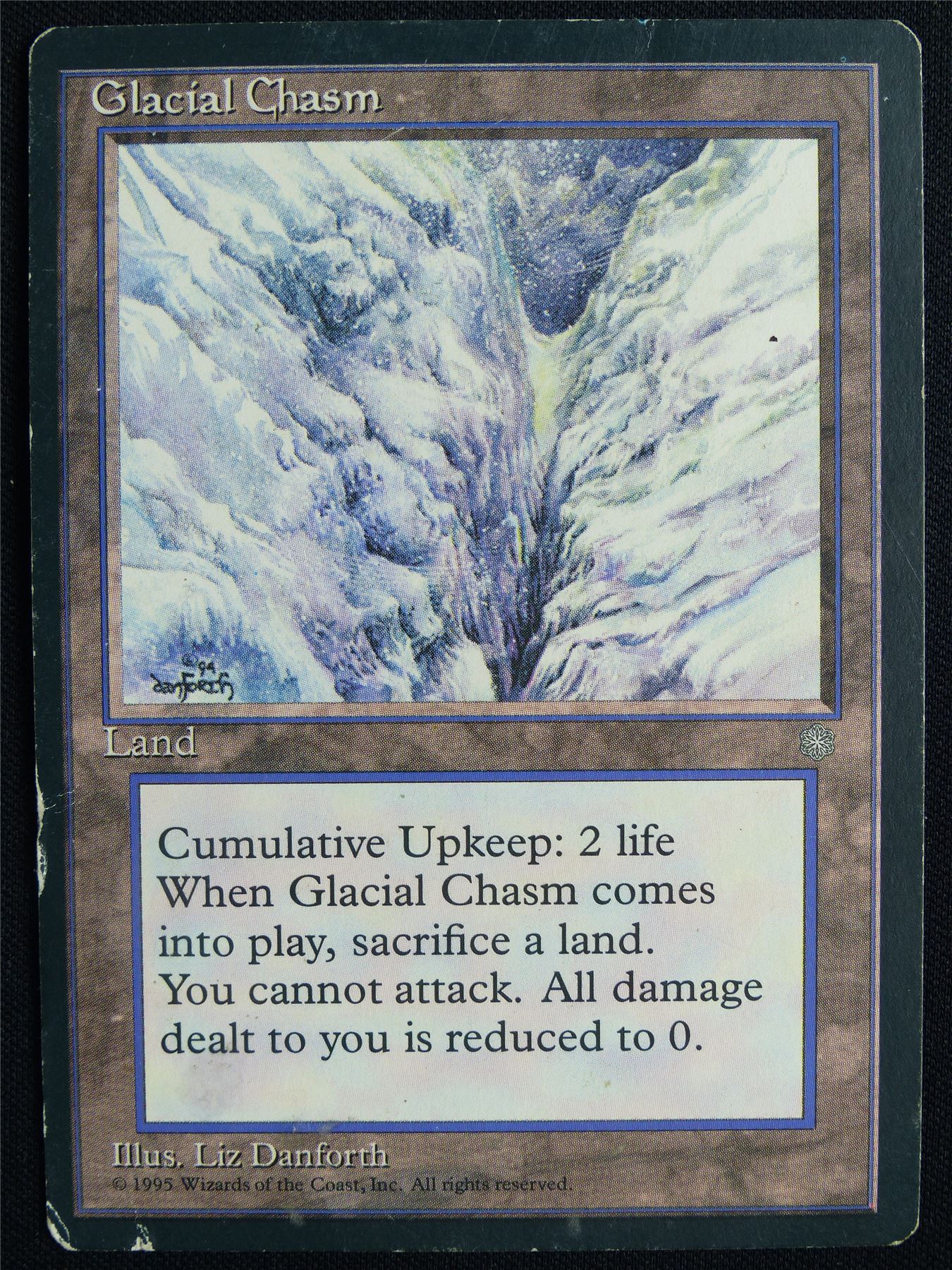 Glacial Chasm well played - ICE - Mtg Card #5MW