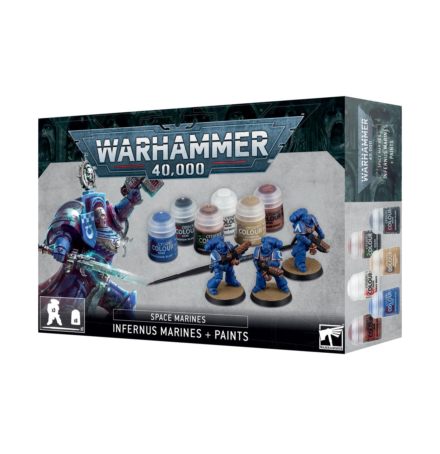 Infernus Marines + Paints - Space Marines - Warhammer 40K - Available From 22nd July