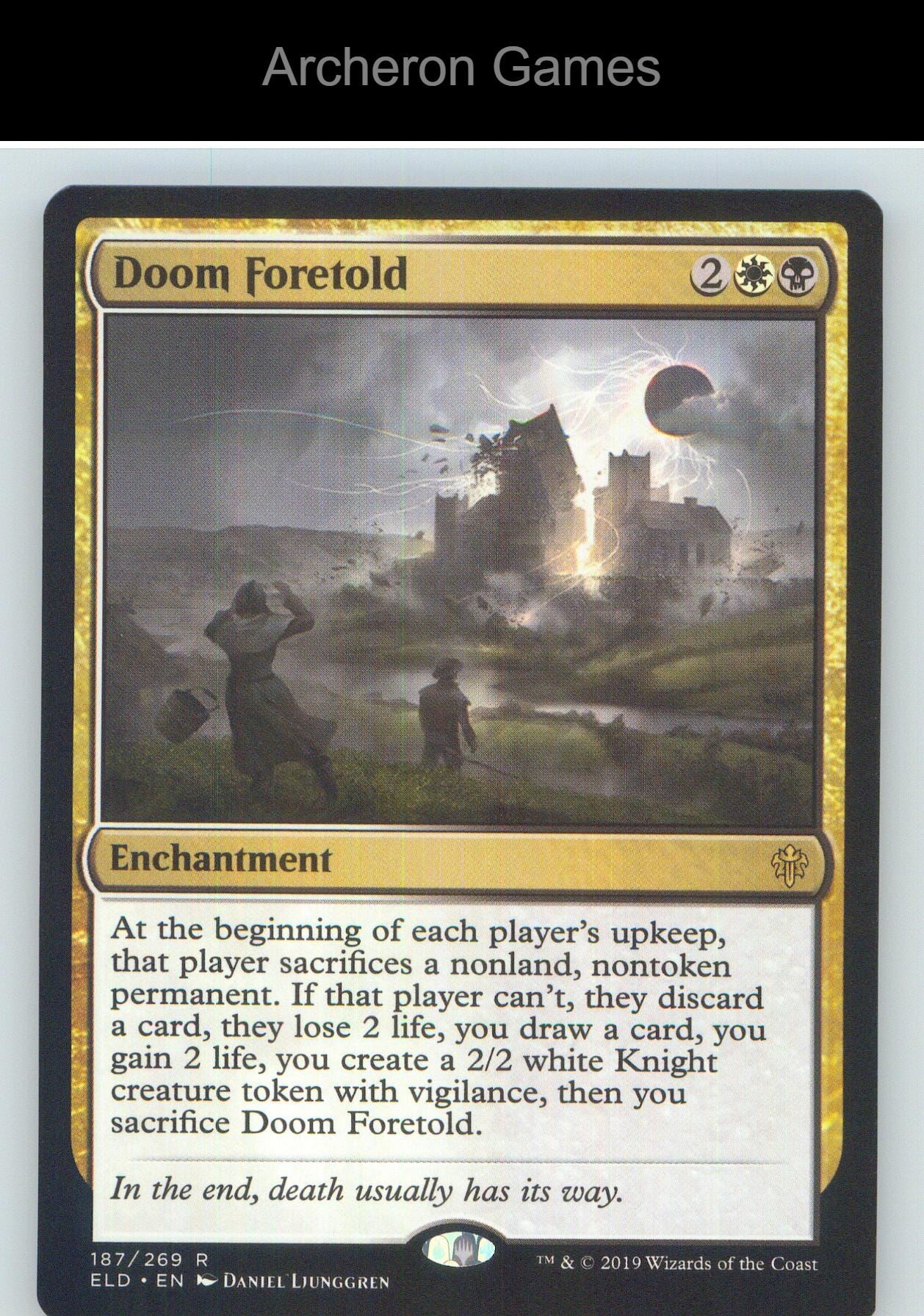 Doom Foretold ELD 187 R MTG Card NM/EX+