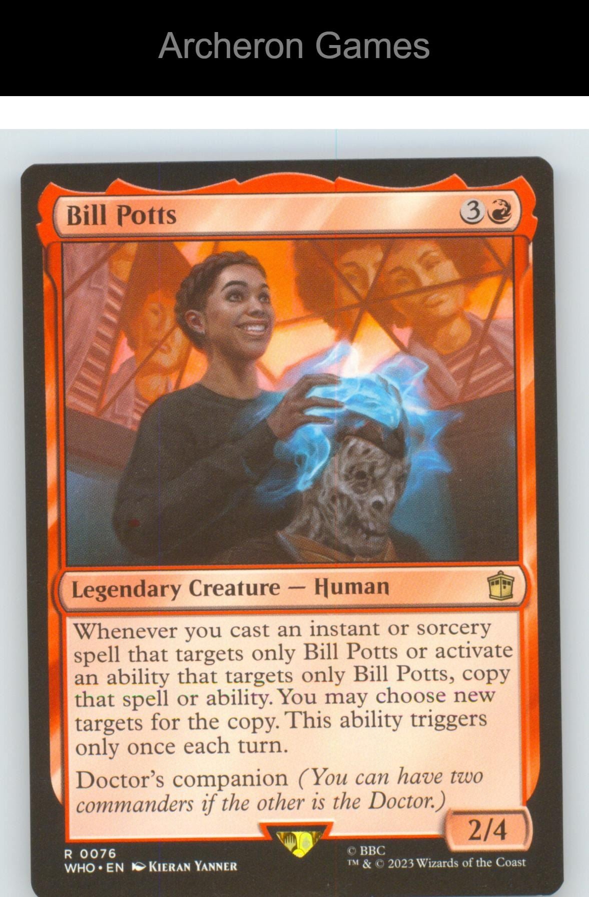 Bill Potts WHO 76 R MTG Card NM/EX+