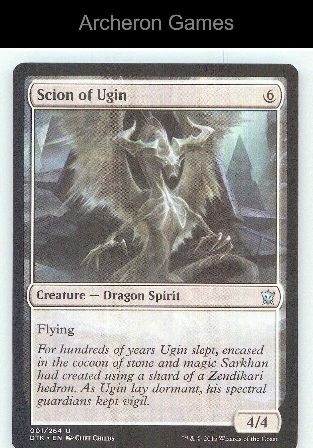 Scion of Ugin DTK 1 UC MTG Card NM/EX+