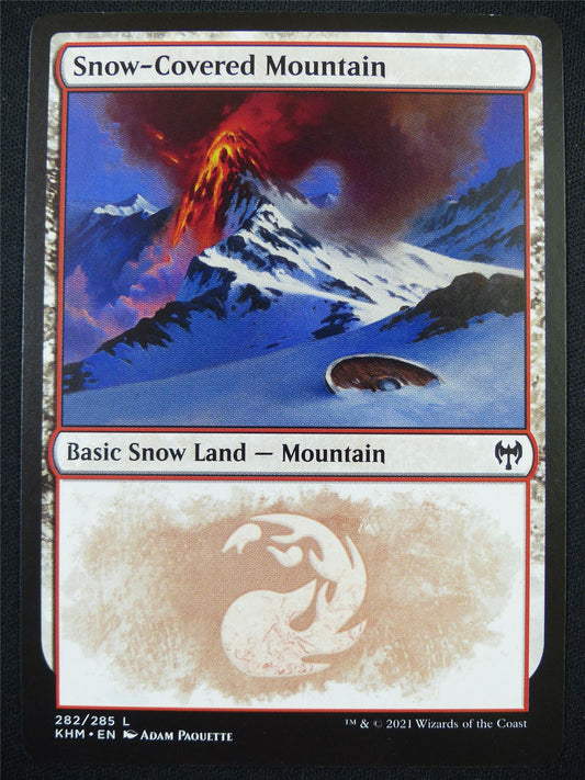 Snow-Covered Mountain 282/285 - KHM - Mtg Card #5CW