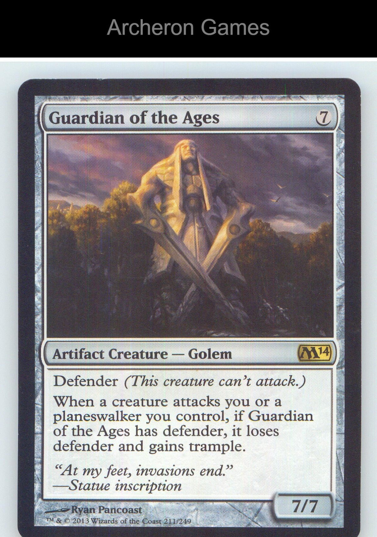 Guardian of the Ages M14 211 R MTG Card NM/EX+