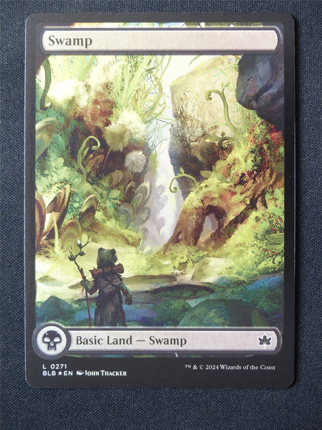 Swamp Full Art Foil 0271 Spring - BLB - Mtg Card #5BA