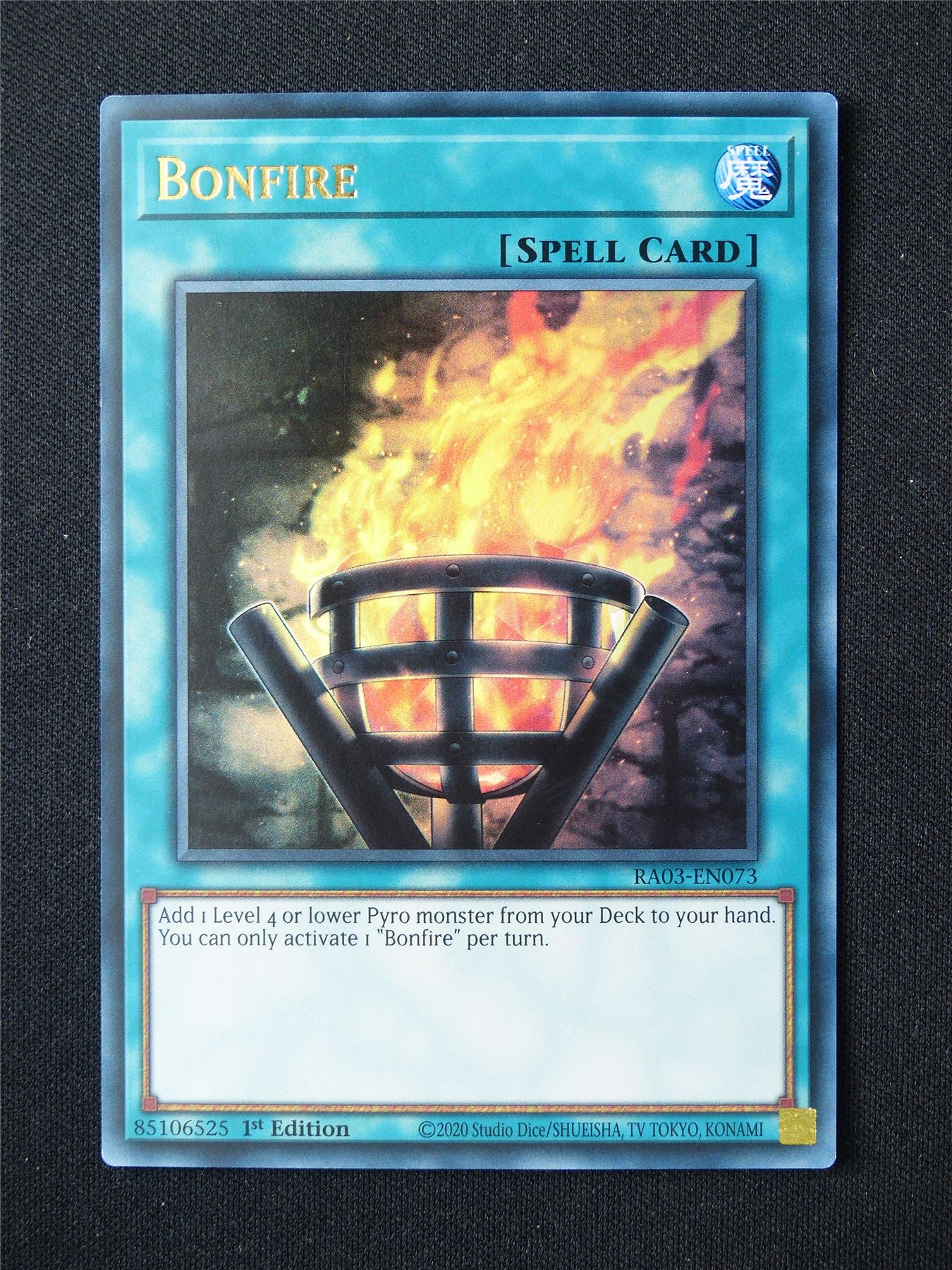 Bonfire RA03 Ultra Rare - 1st ed Yugioh Card #9M9
