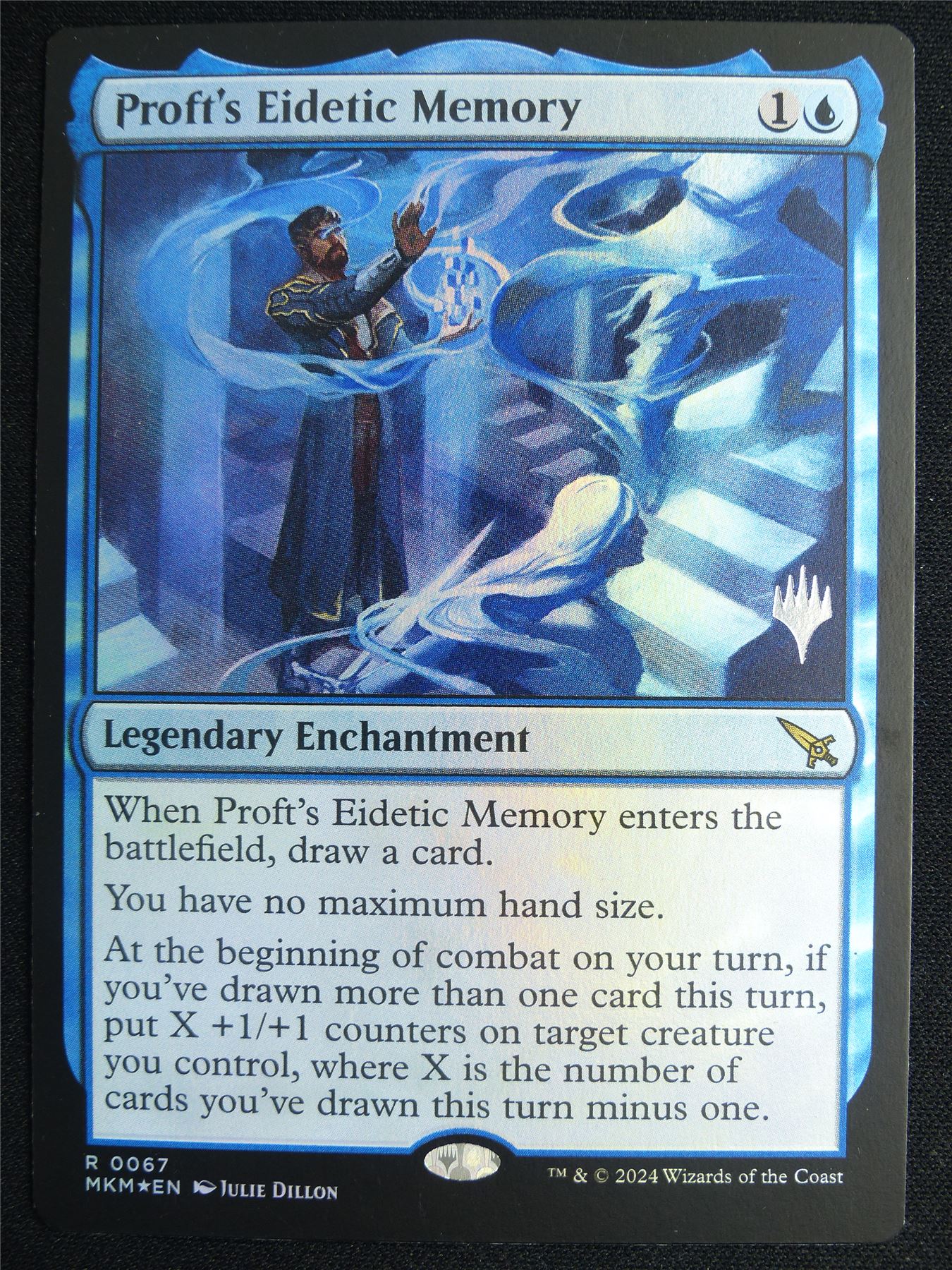 Proft's Eidetic Memory Foil Promo stamped - MKM - Mtg Card #4LI