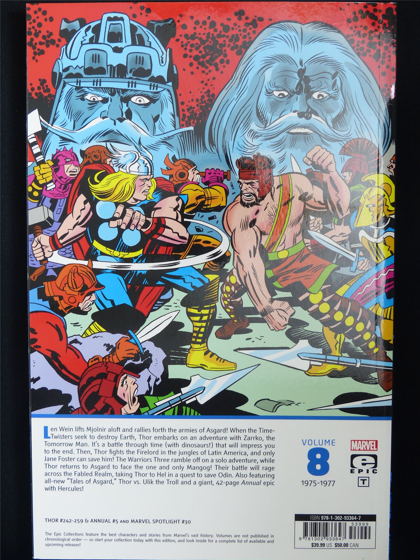 The Mighty Thor: War of the Gods - Epic Collection Volume 8 - Marvel Graphic Softback #33P