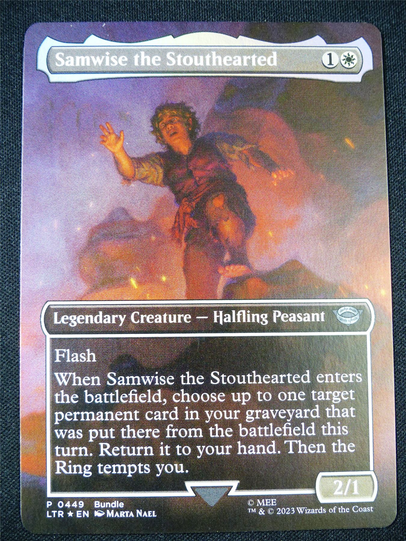 samwise mtg card Samwise Gamgee LotR FOOD TOKENS Magic MTG Custom Commander Deck –  CommanderComplete main image 1