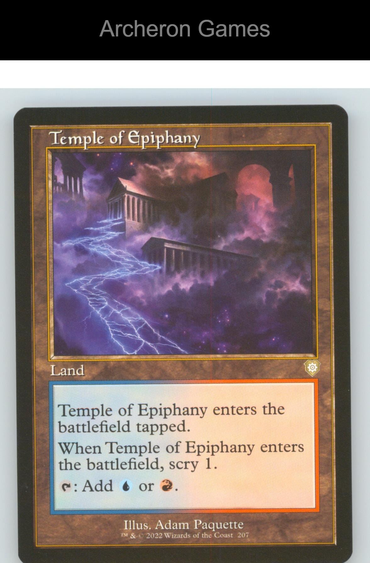Temple of Epiphany (Retro Frame) BRC 207 R MTG Card NM/EX+