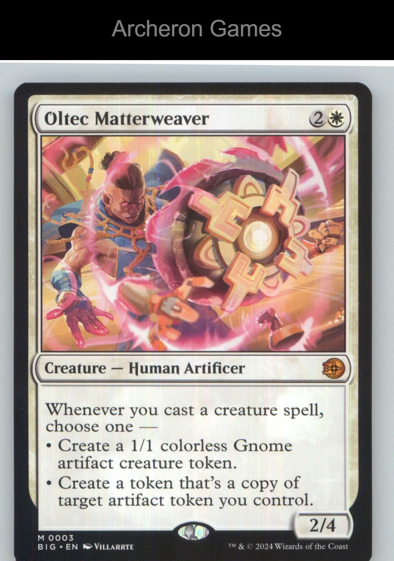 Oltec Matterweaver BIG 3 Mythic MTG Card NM/EX+