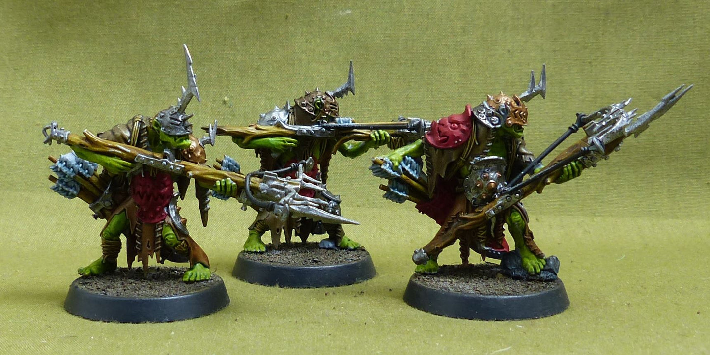 Man-Skewer Boltboyz painted - Orruk Warclans - Warhammer AoS #2P1