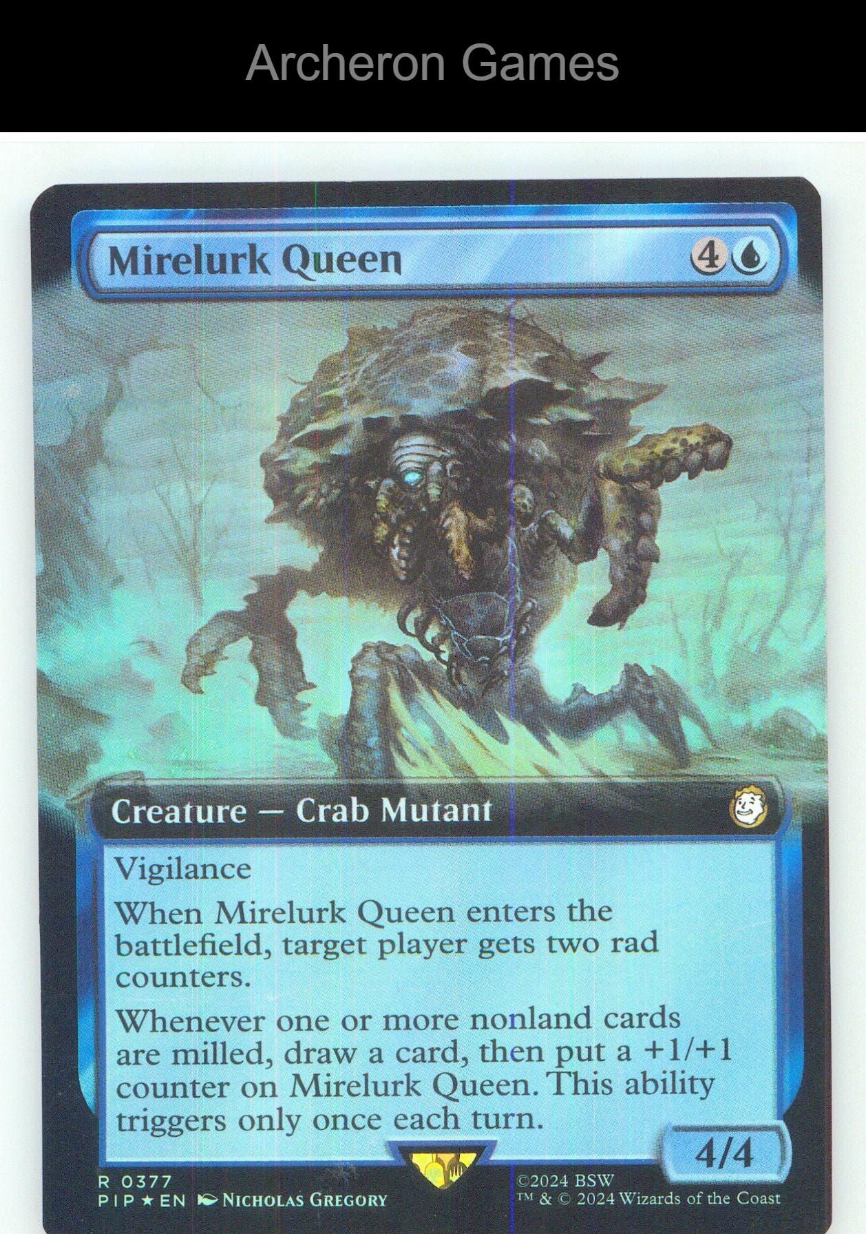 Mirelurk Queen (Extended Art) PIP 377 R MTG Card NM/EX+