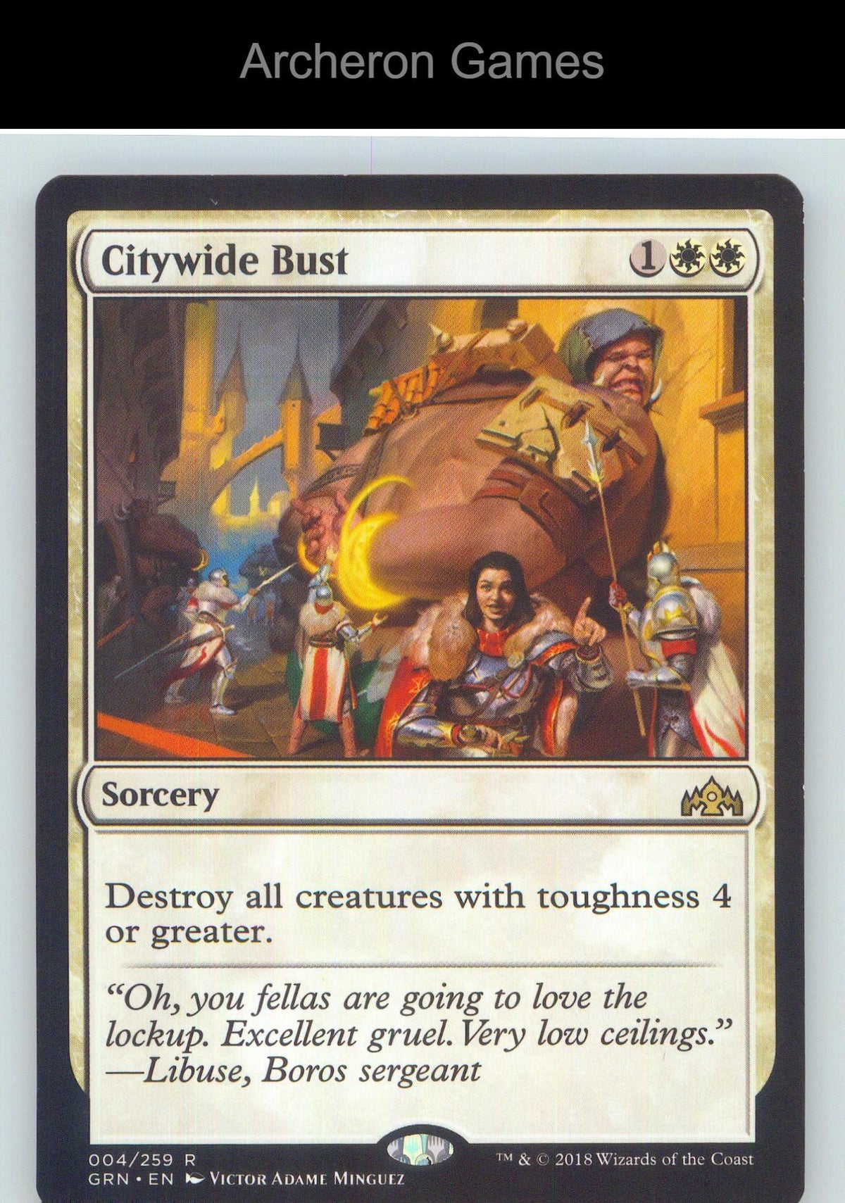 Citywide Bust GRN 4 R MTG Card NM/EX+