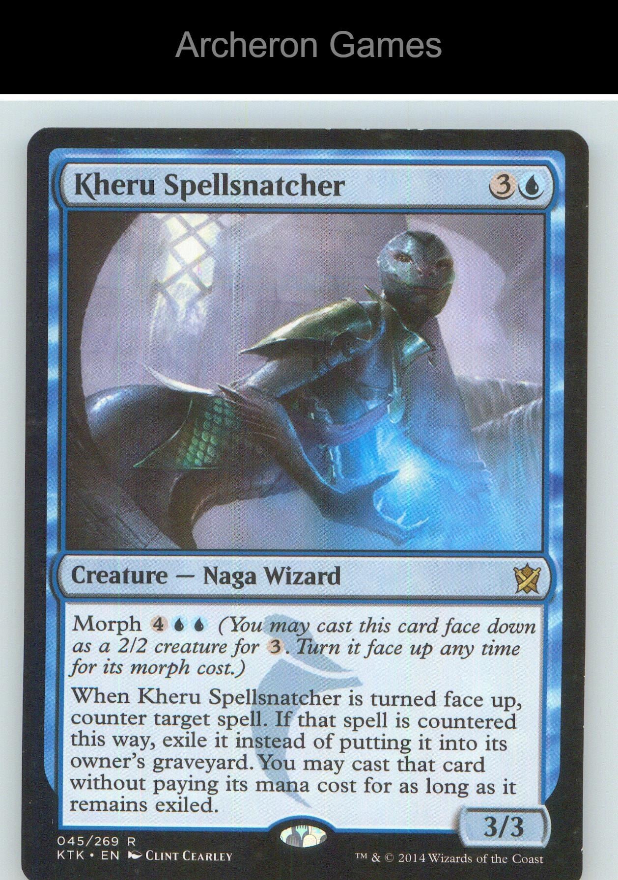 Kheru Spellsnatcher KTK 45 R MTG Card NM/EX+