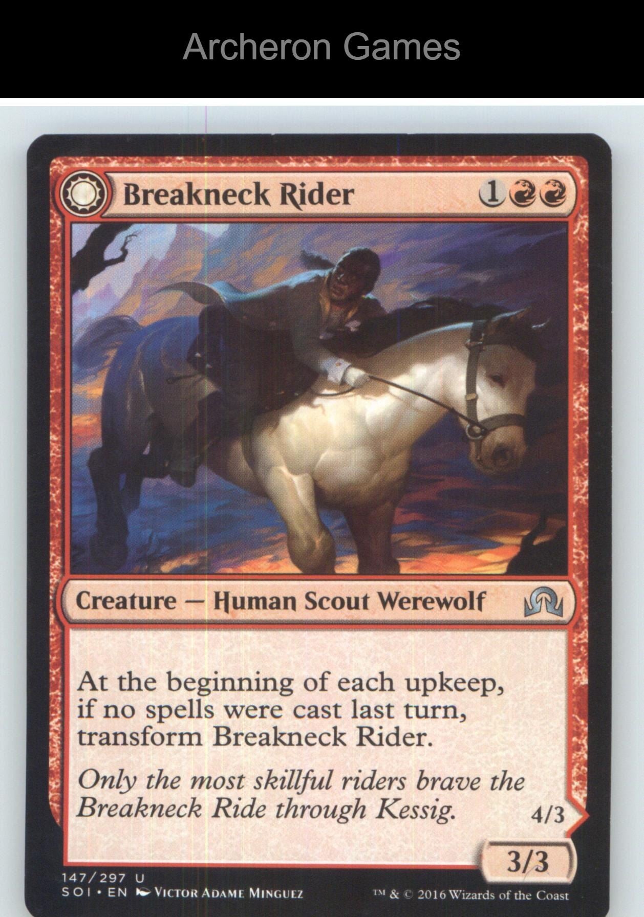 Breakneck Rider SOI 147 UC MTG Card NM/EX+