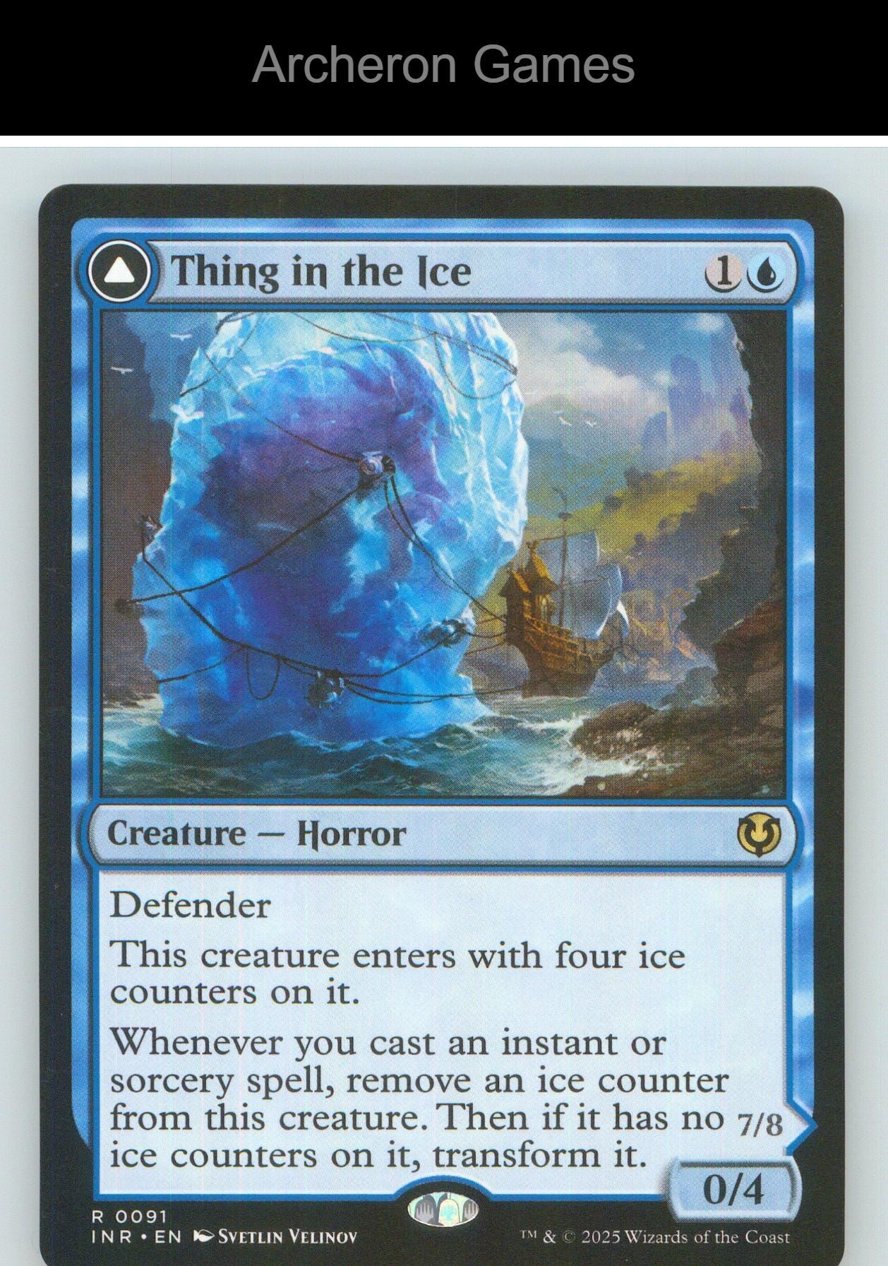 Thing in the Ice INR 91 R MTG Card NM/EX+