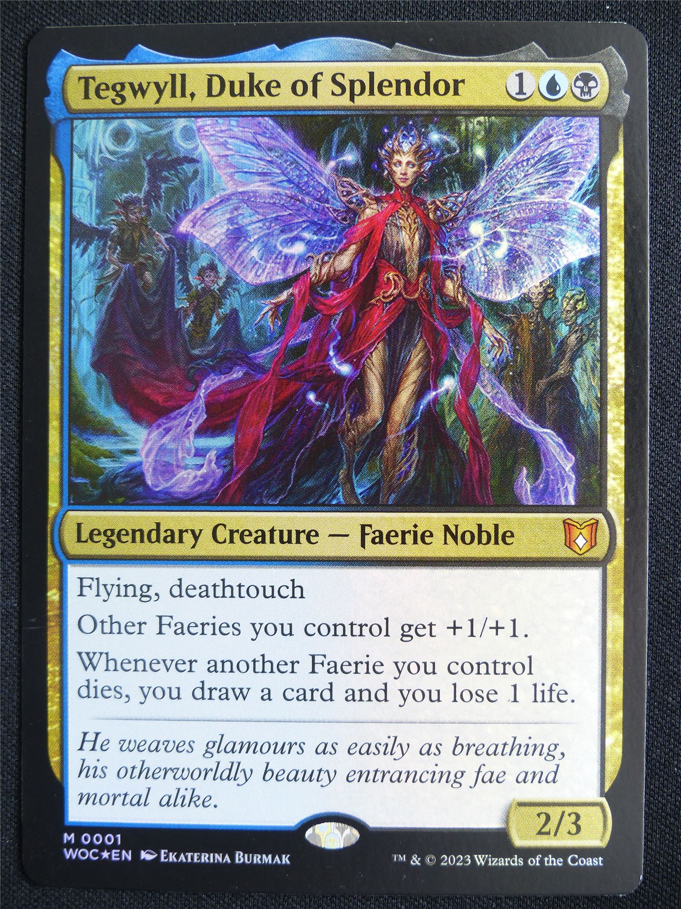 Tegwyll Duke of Splendor Foil - WOC - Mtg Card #3E1