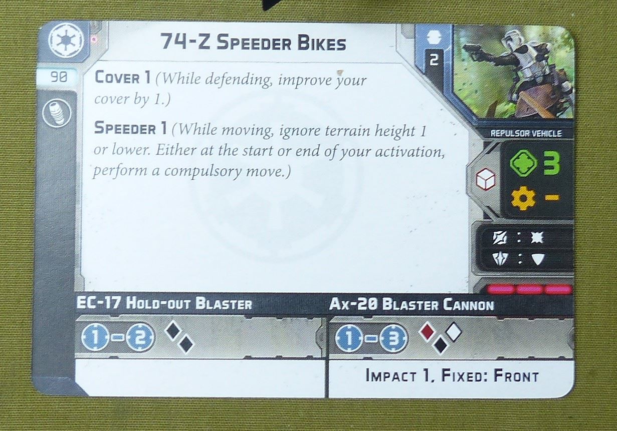 74-Z Speeder Bikes Expansion - Galactic Empire - Star Wars Legion #1VJ