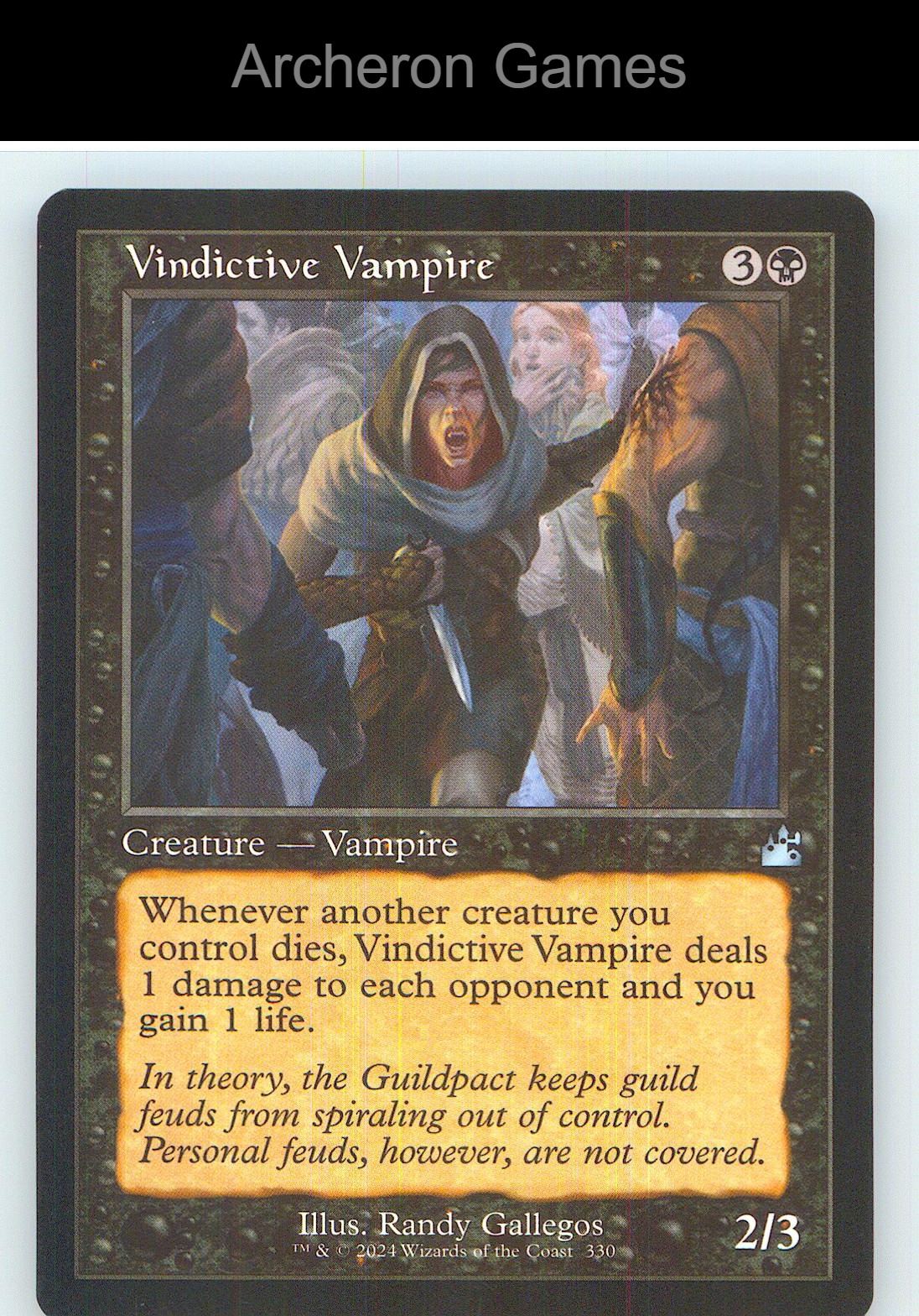 Vindictive Vampire (Retro Frame) RVR 330 UC MTG Card NM/EX+