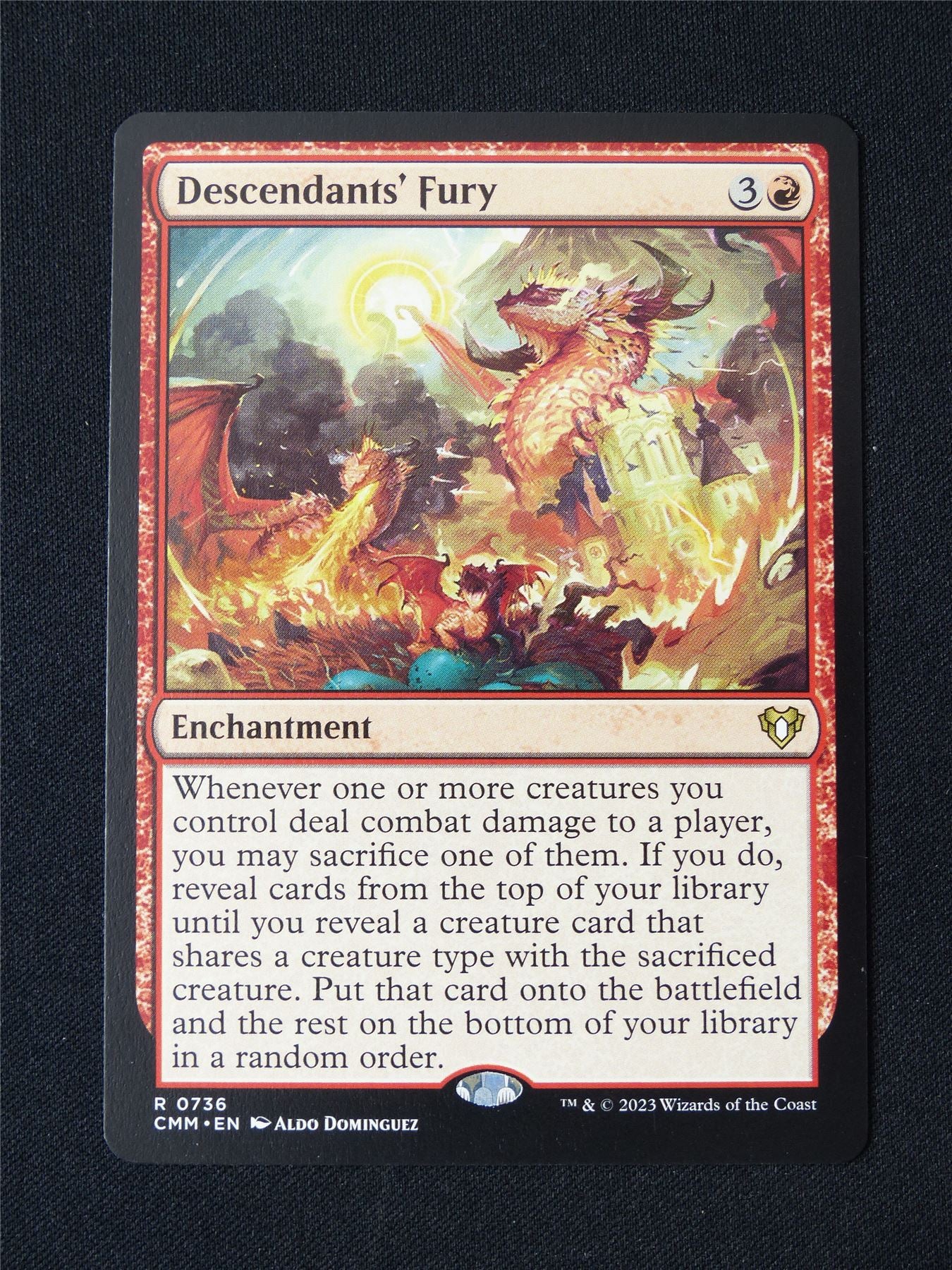 Descedants' Fury - CMM - Mtg Card #3HQ