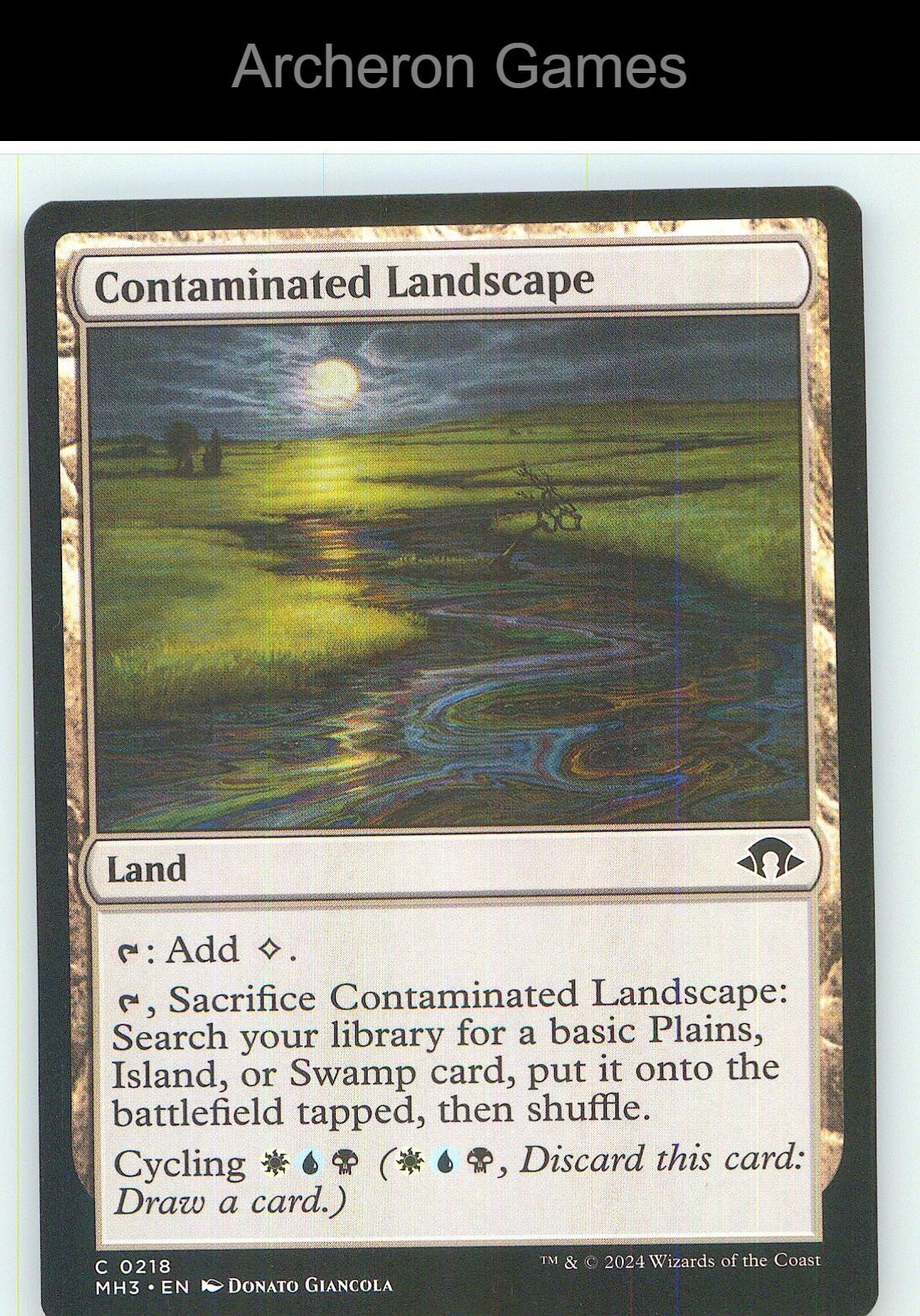 Contaminated Landscape MH3 218 C MTG Card NM/EX+