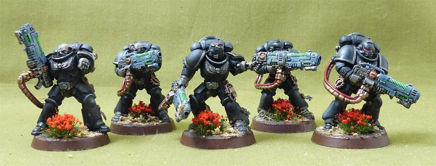 Primaris Hellblasters painted - Iron Hands - Warhammer 40K #73P