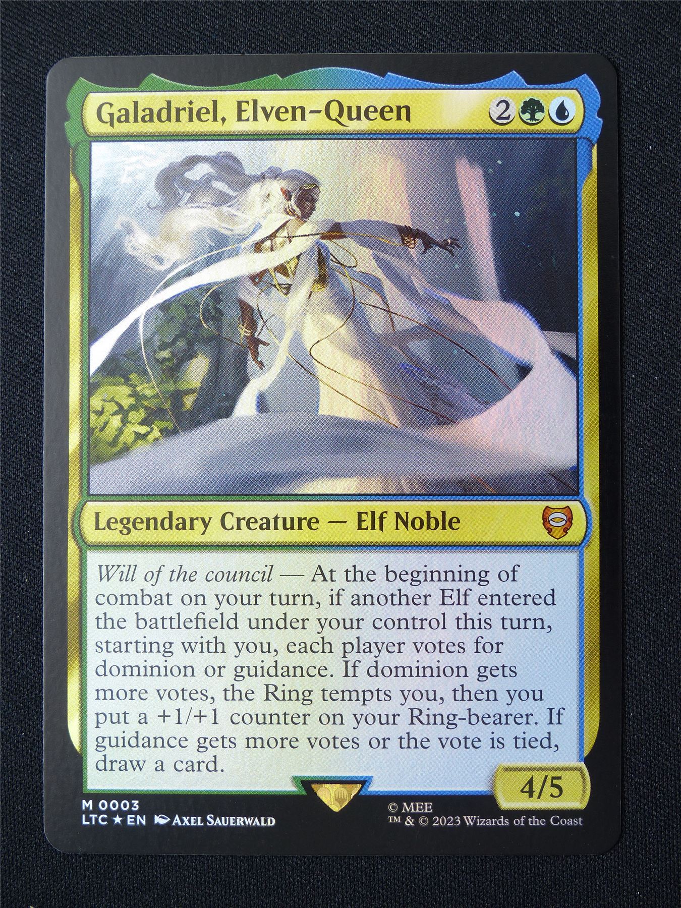 Galadriel Elven-Queen Foil - LTC - Mtg Card #4T2