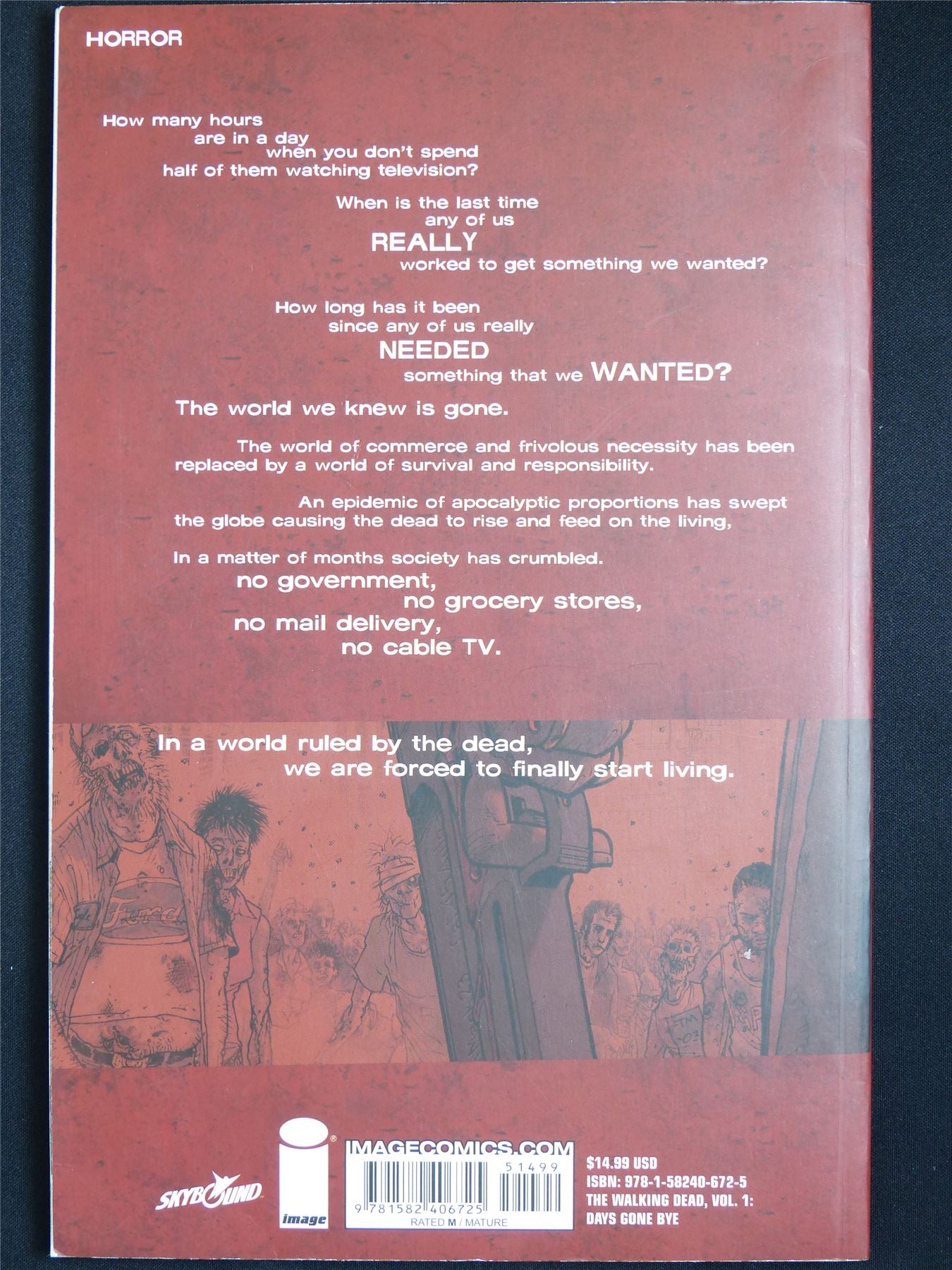 The Walking Dead Volume 1: Days Gone Bye - Image Graphic Softback #2PU