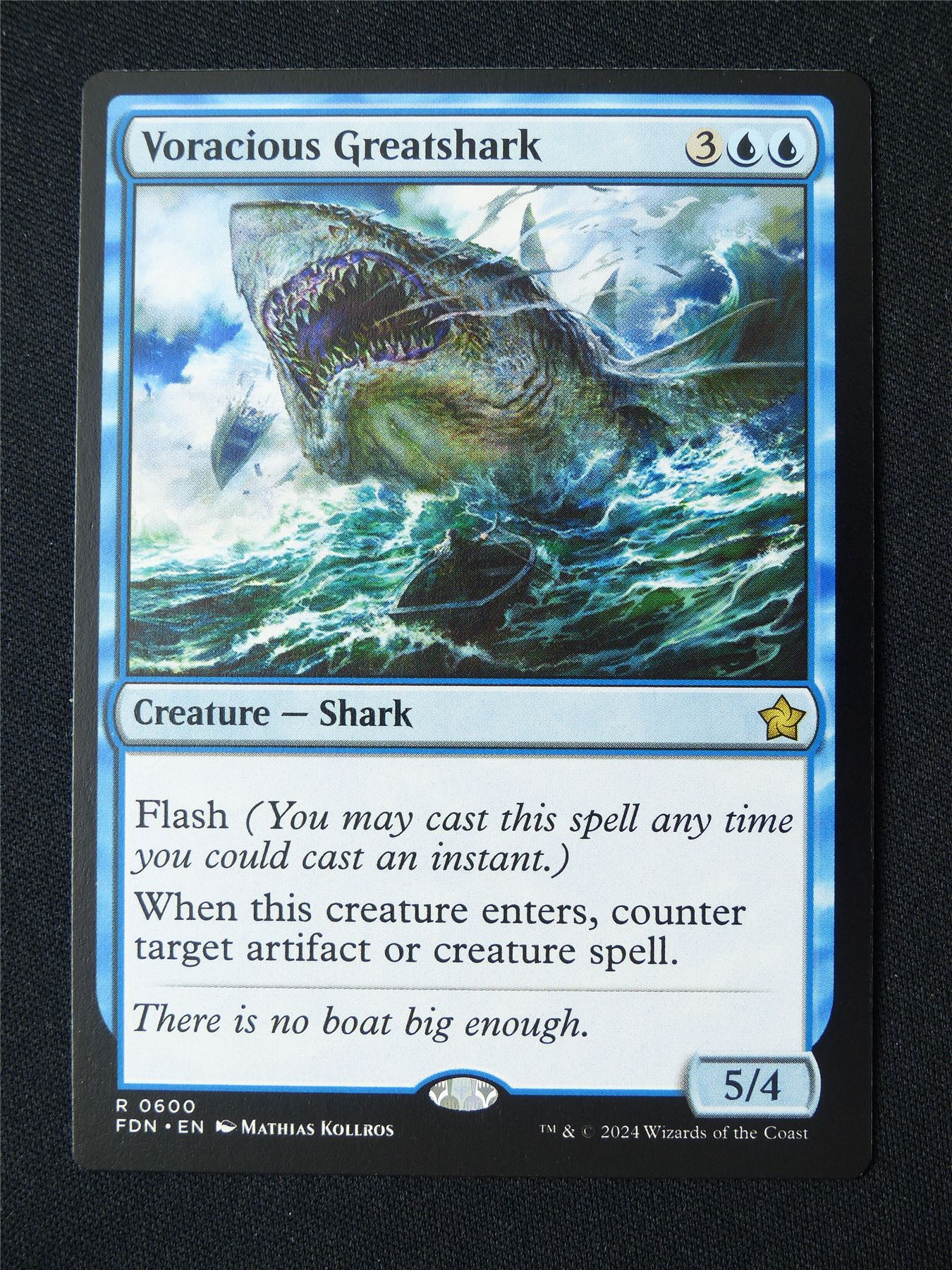 Voracious Greatshark - FDN - Mtg Card #943