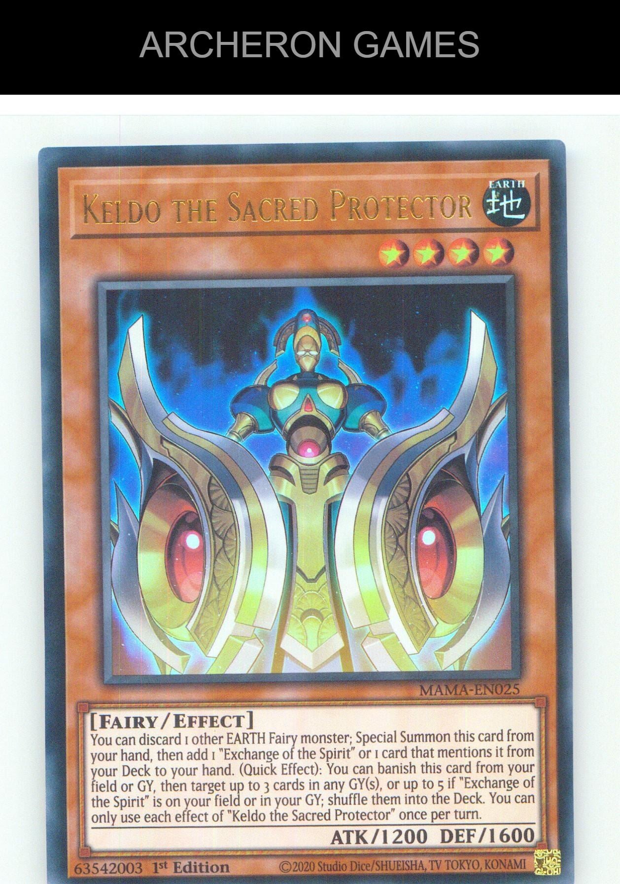 Keldo the Sacred Protector UR YUGIOH Card 1st Edition