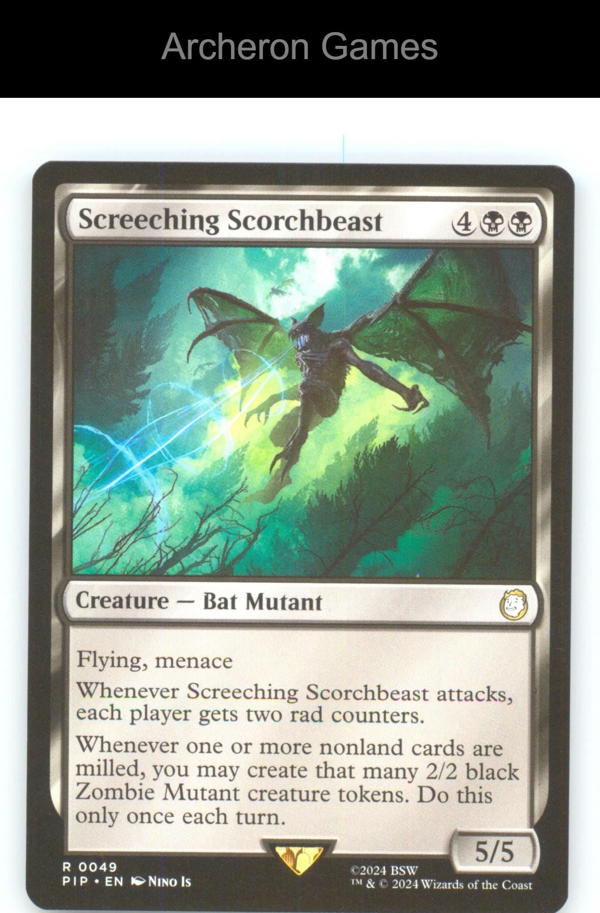 Screeching Scorchbeast PIP 49 R MTG Card NM/EX+