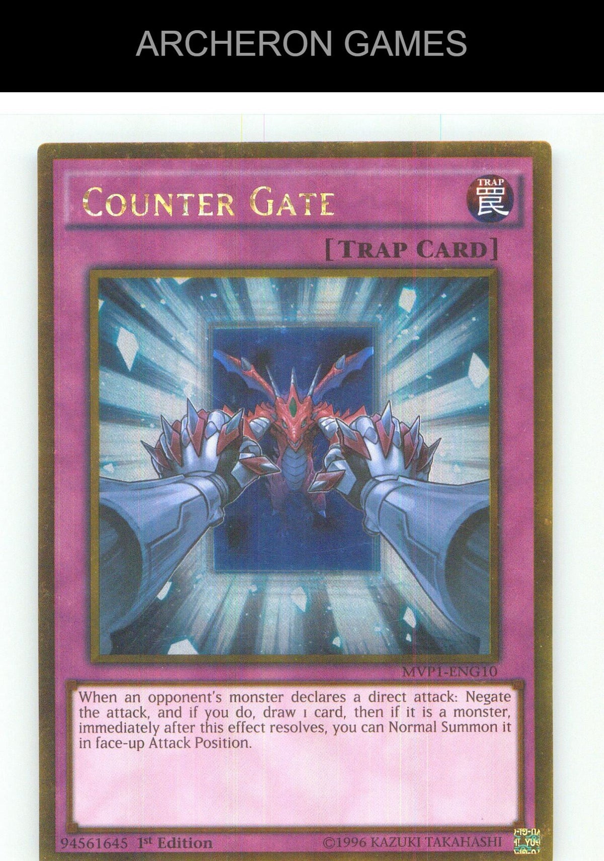 Counter Gate Gold Rare YUGIOH Card Unlimited