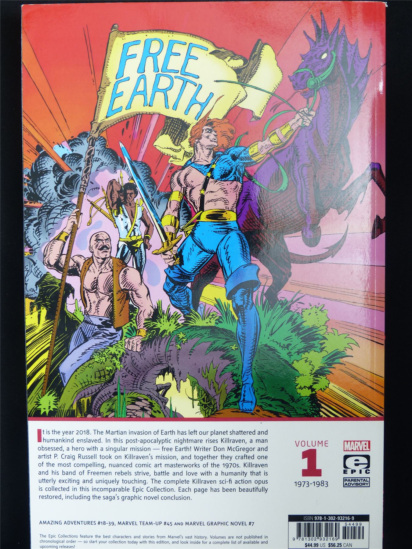 Killraven: Warrior of the Worlds - Epic Collection Volume 1 - Marvel Graphic Softback #33U