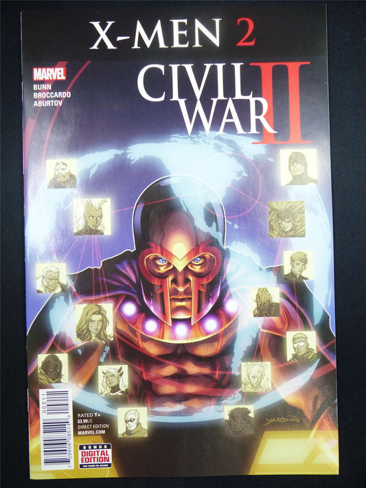 X-MEN #2 - Civil War 2 - Marvel Comic #HW