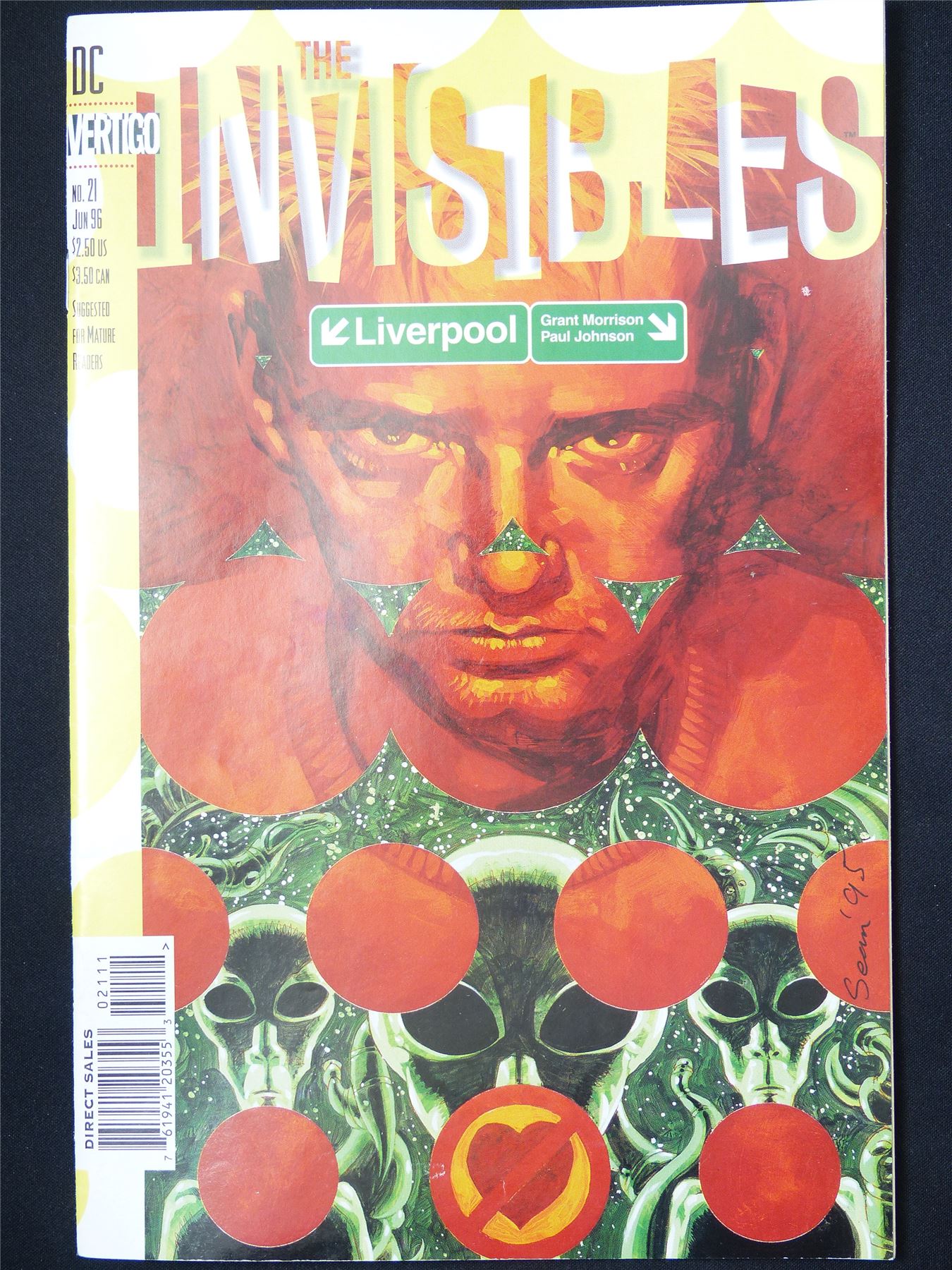 The INVISIBLES #21 - DC Vertigo Comic #16S
