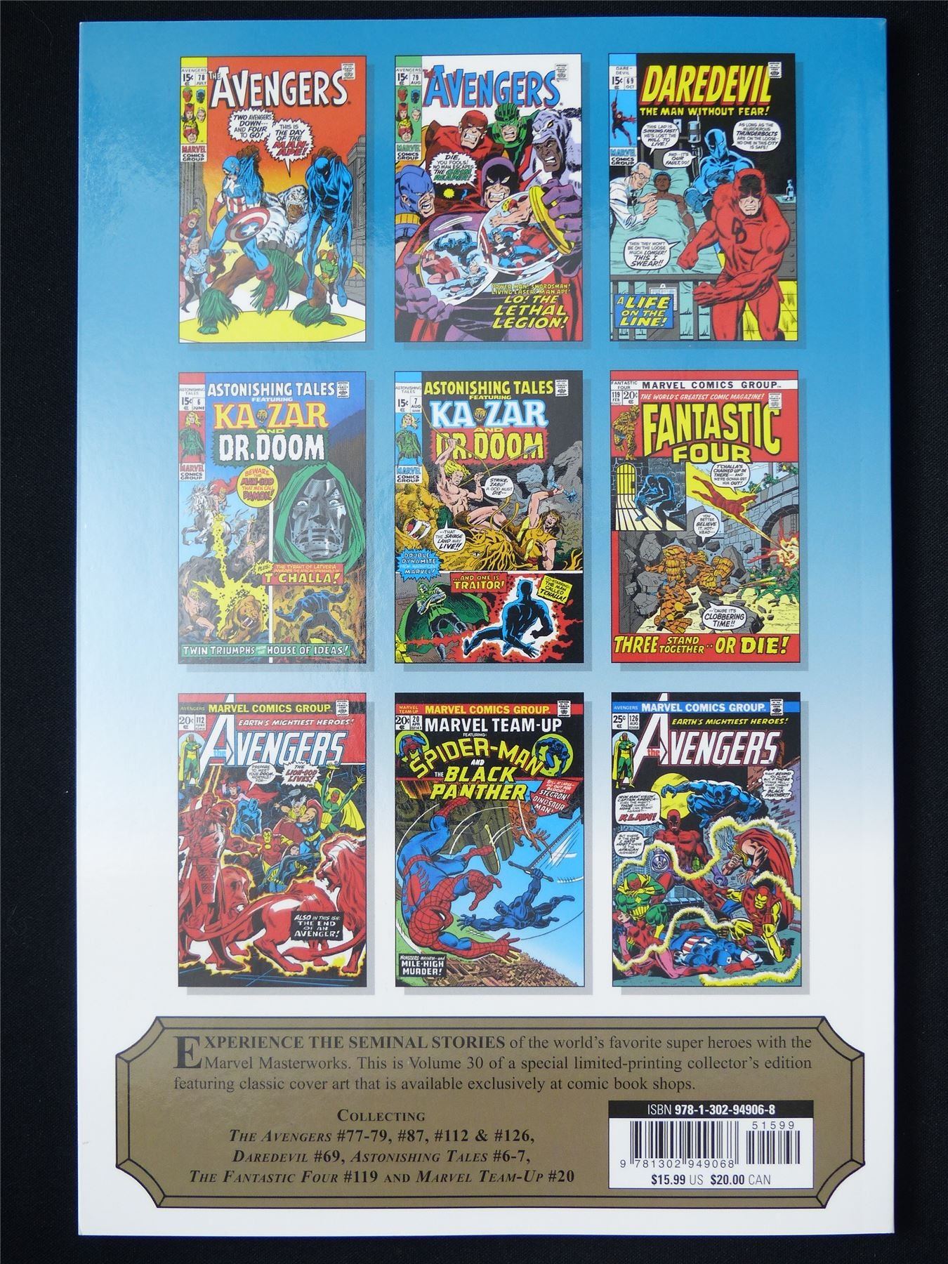 Mighty Marvel Masterworks: The Black Panther volume 2 - Marvel Graphic Softback #QA