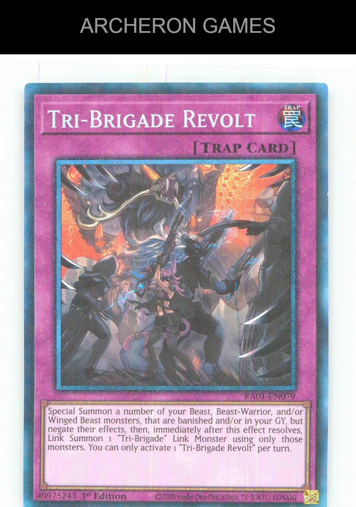 Tri-Brigade Revolt (PCR) Prismatic Collector's Rare YUGIOH Card 1st Edition