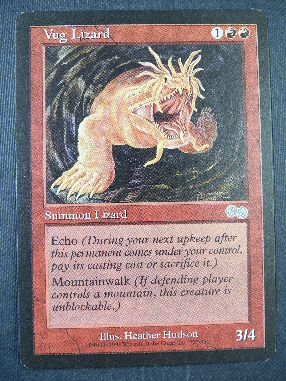 Vug Lizard - Urza's Saga - Mtg Card #73C