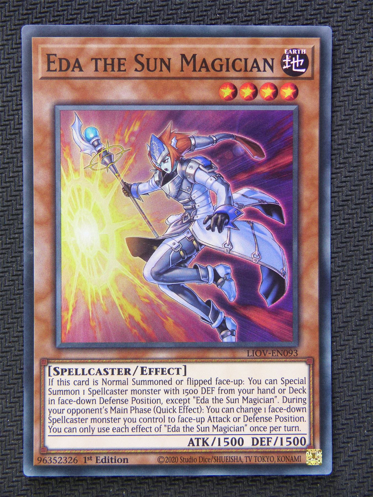 Eda the Sun Magician LIOV - Super Rare - Yugioh Card #5UI