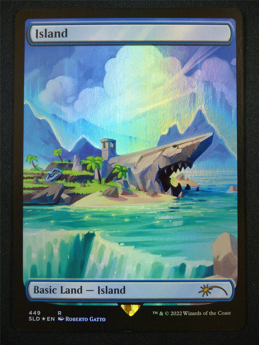 Island Full Art Foil Fortnite - SLD - Mtg Card #5N3
