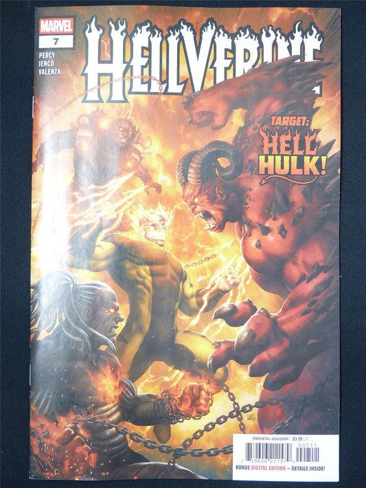 HELLVERINE #7 - Aug 2025 Marvel Comic #XP