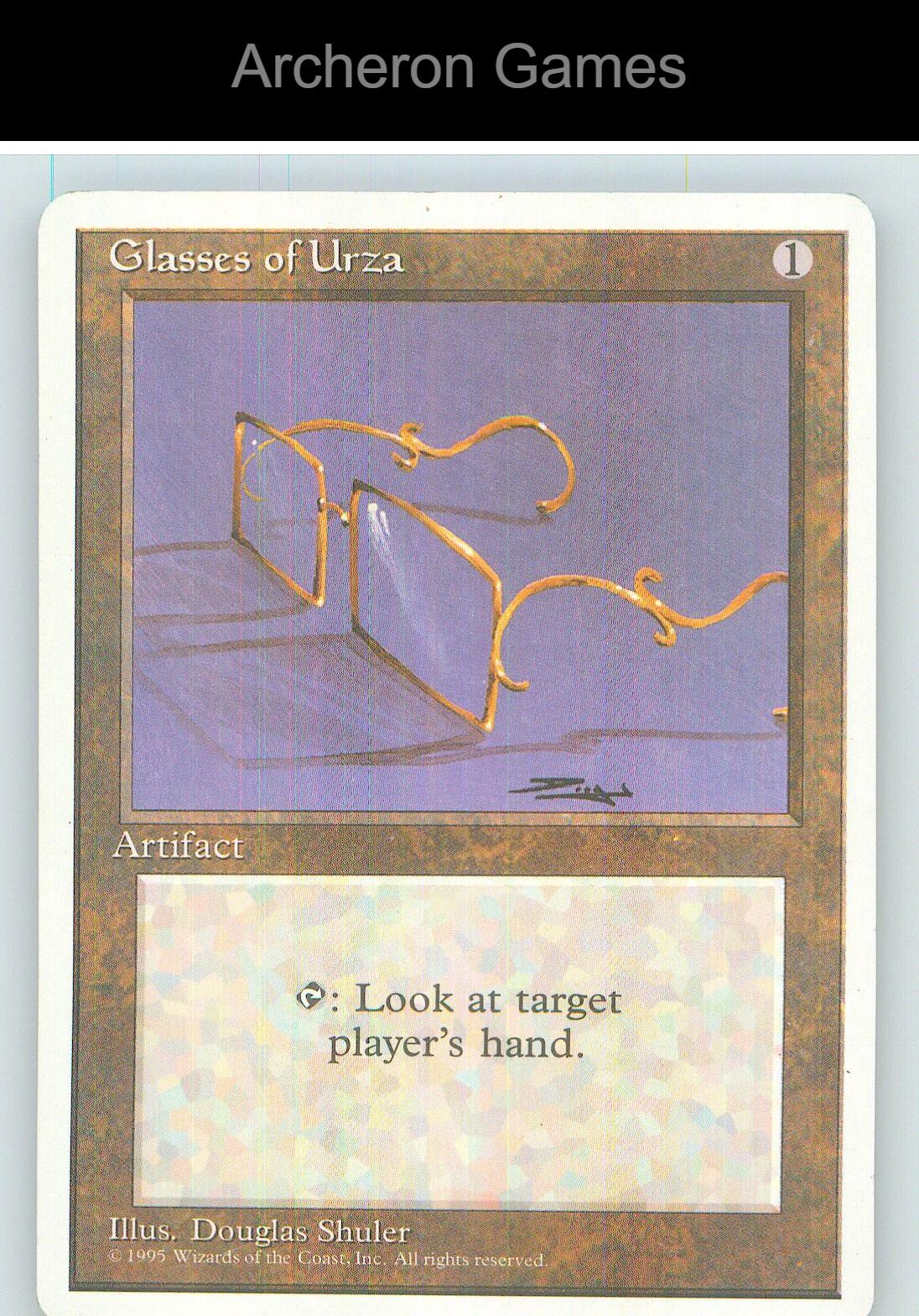 Glasses of Urza 4ED UC MTG Card NM/EX+